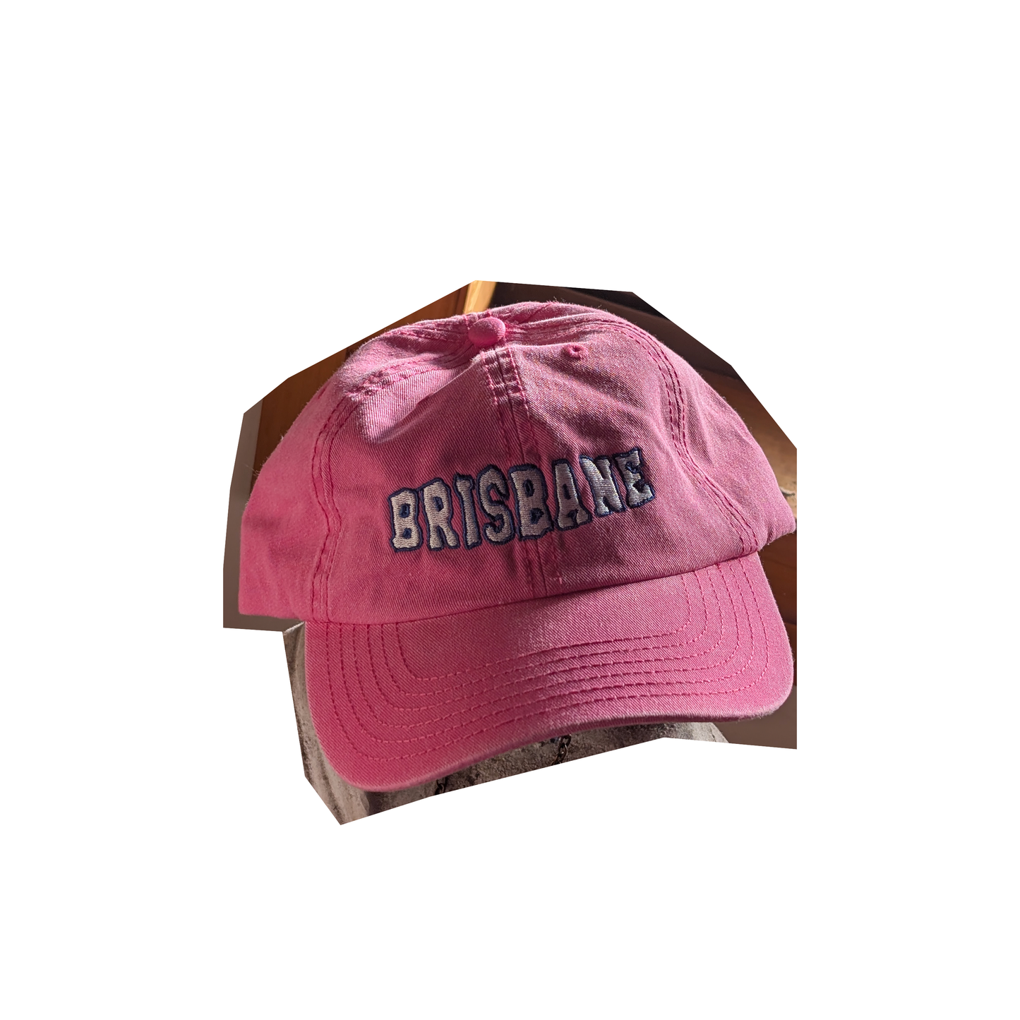 *preorder* brisbane cap with blue and white embroidery